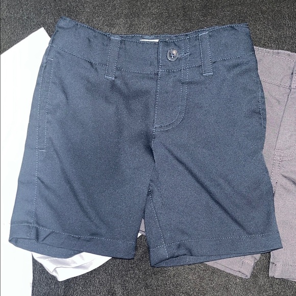 Boys Class Club Dri Fit Shorts Set - Light Gray, Gray, and Navy Blue 3T - Picture 5 of 9